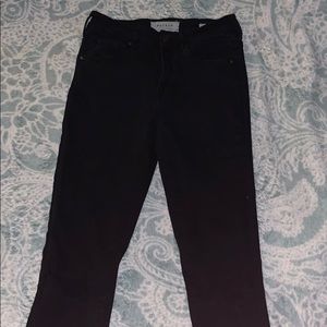 Ripped Knees Black Skinny Jeans